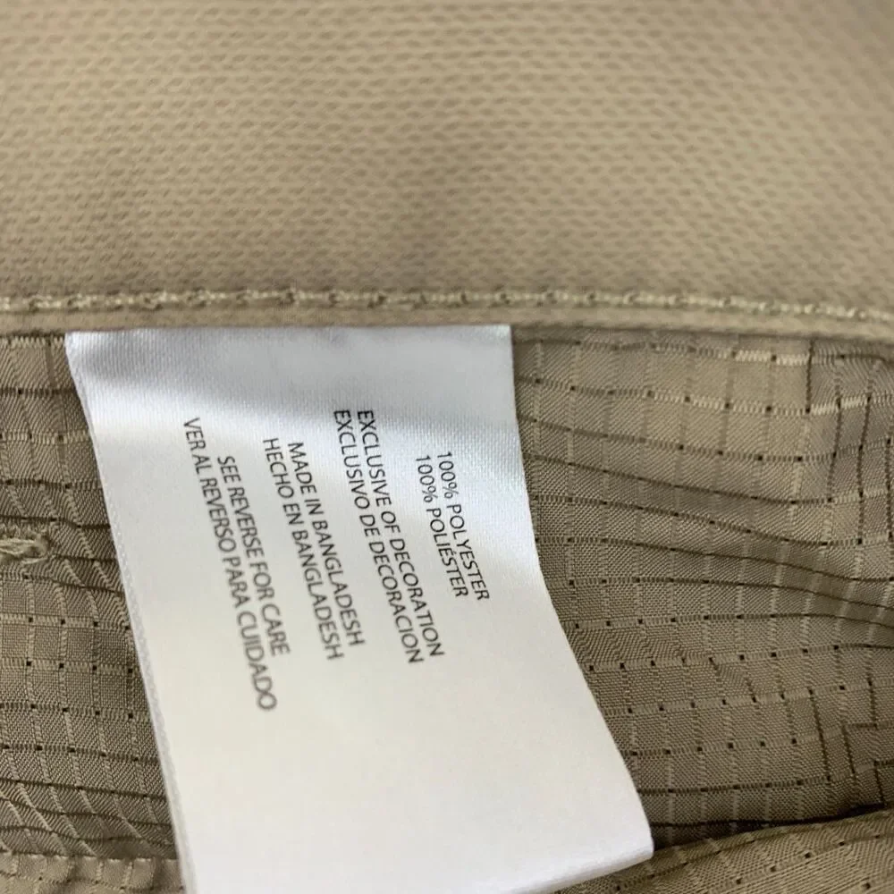 Banana Republic Pants Mens Size 34x33 Khaki Golf Polyester 5 Pocket Wickening